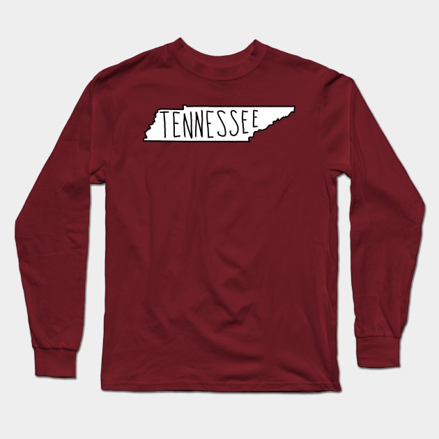 The State of Tennessee - No Color Long Sleeve T-Shirt by loudestkitten